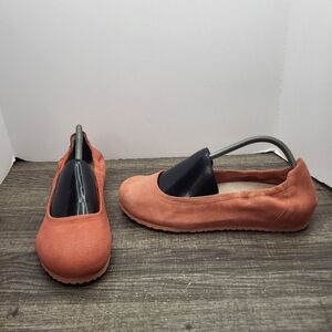 Birkenstock Celina II Suede Ballet Flats Peach/Coral Women's 42eu 11 US